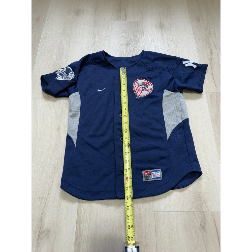 Nike 90s Jason Giambi YOUTH Small Majestic Away Jersey #25 MLB New York Yankees